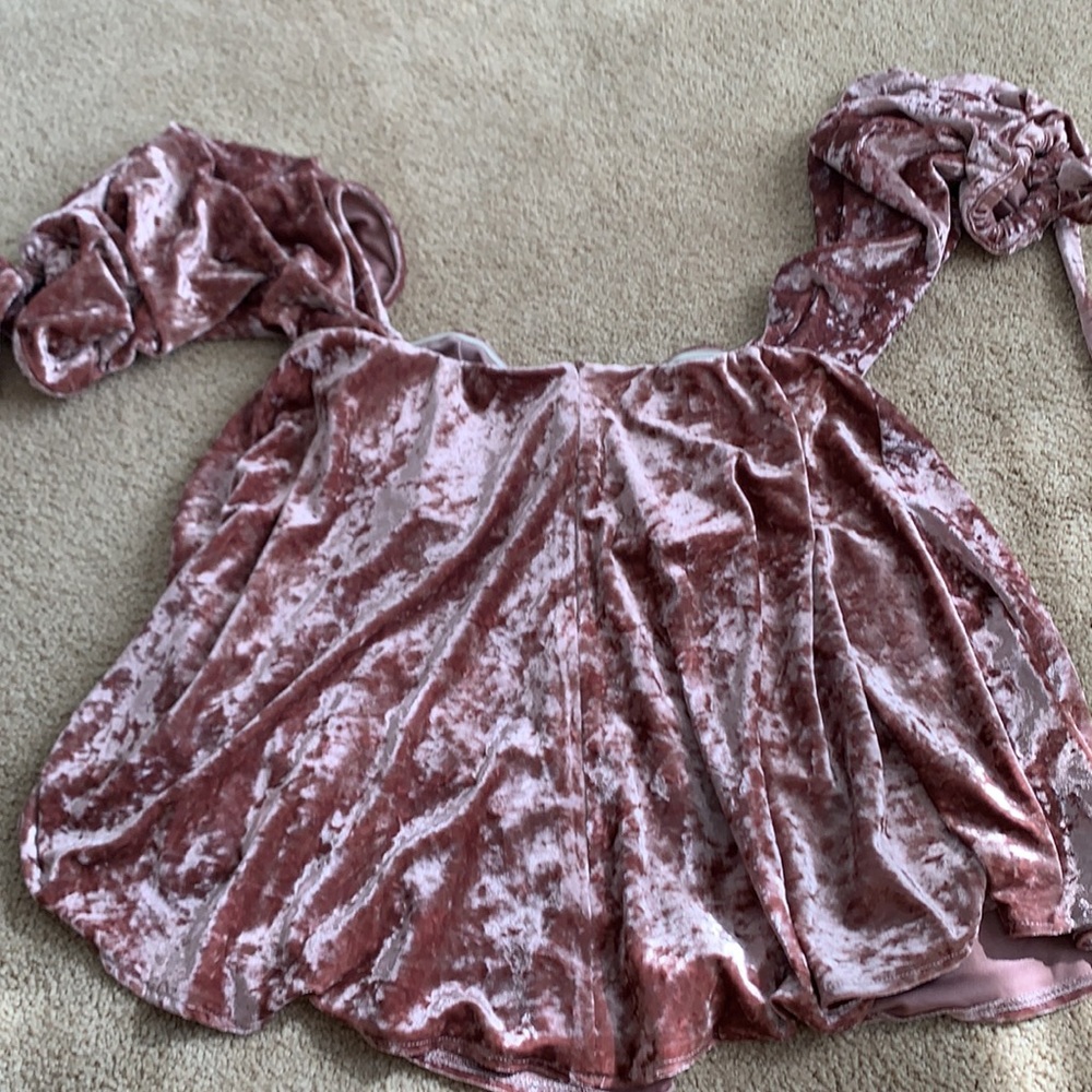 Do + Be off shoulder velvet top - Picture 16 of 16